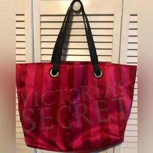 Victoria Secrets oversized bag. Red, pink, bling